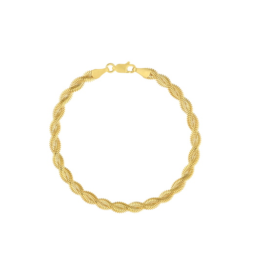 Gold Braided Bracelet