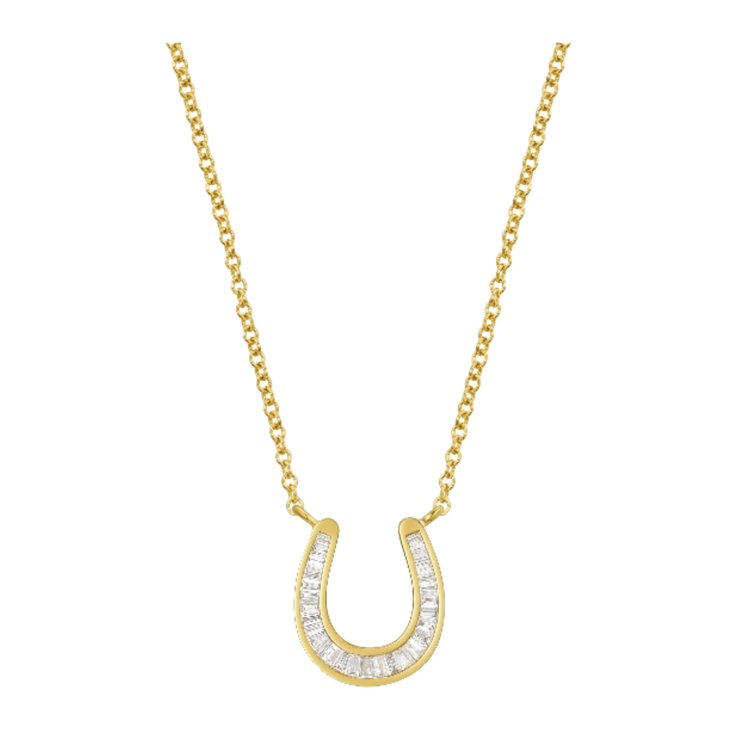 Diamond Horseshoe Necklace