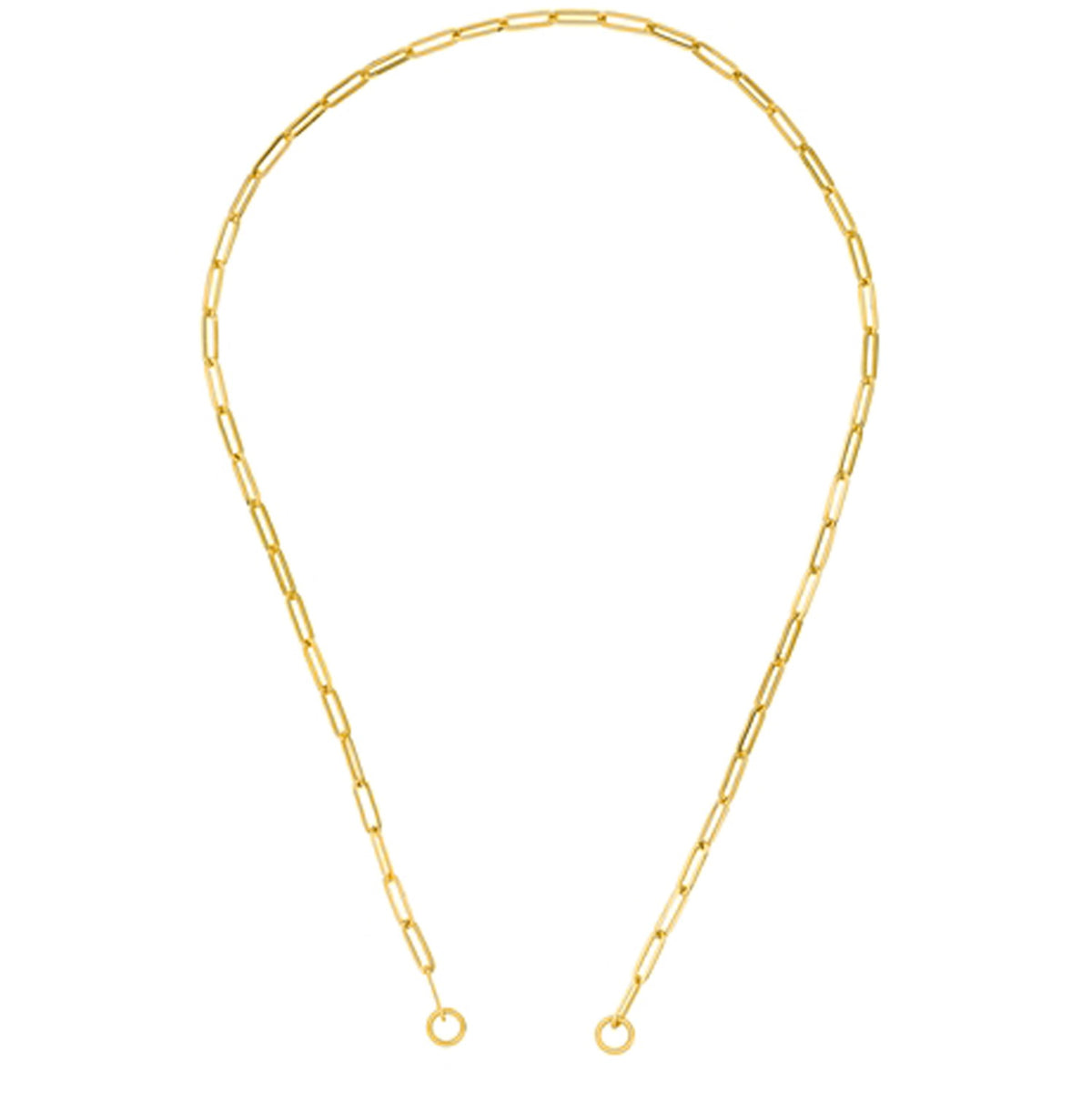 Paperclip Chain With Open Ends