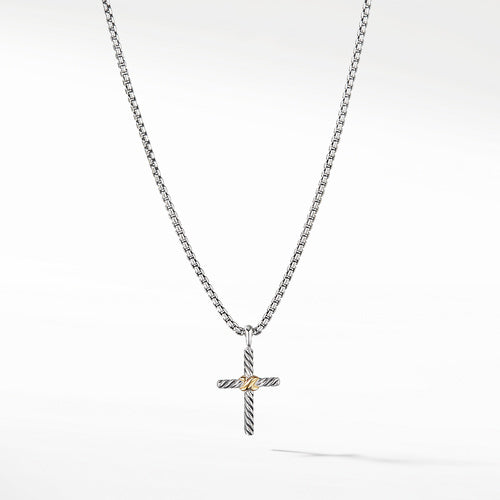 Cross Necklace with 14K Gold