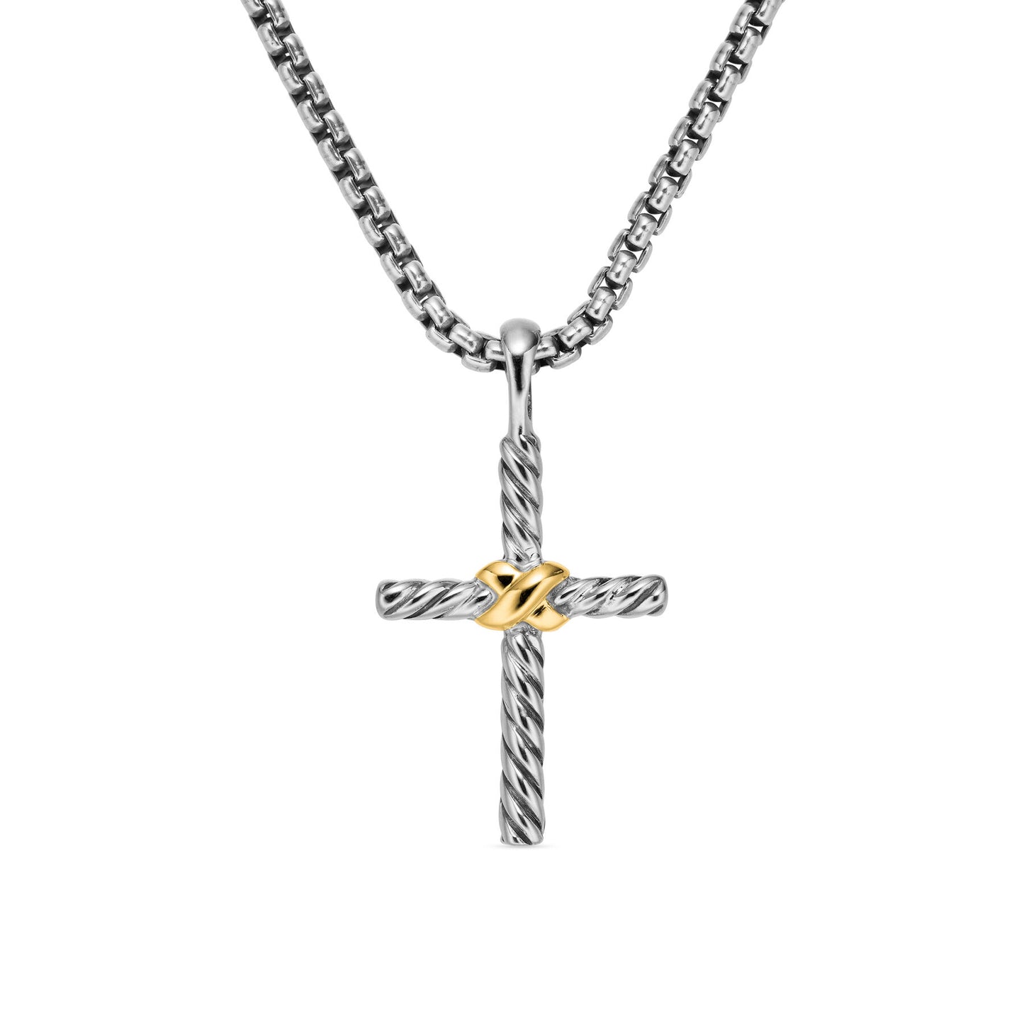 Cross Necklace with 14K Gold