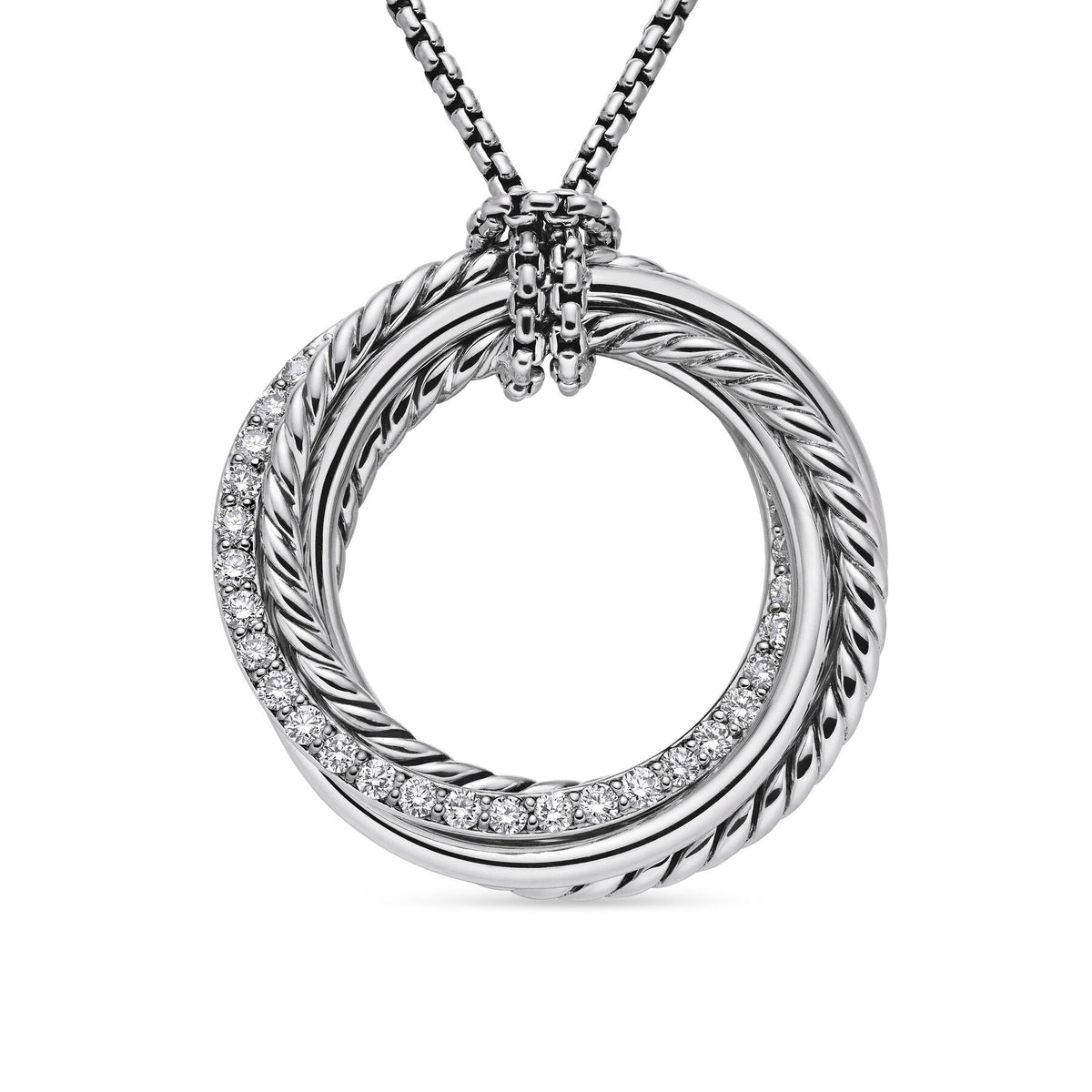 The Crossover Collection® Pendant Necklace with Diamonds