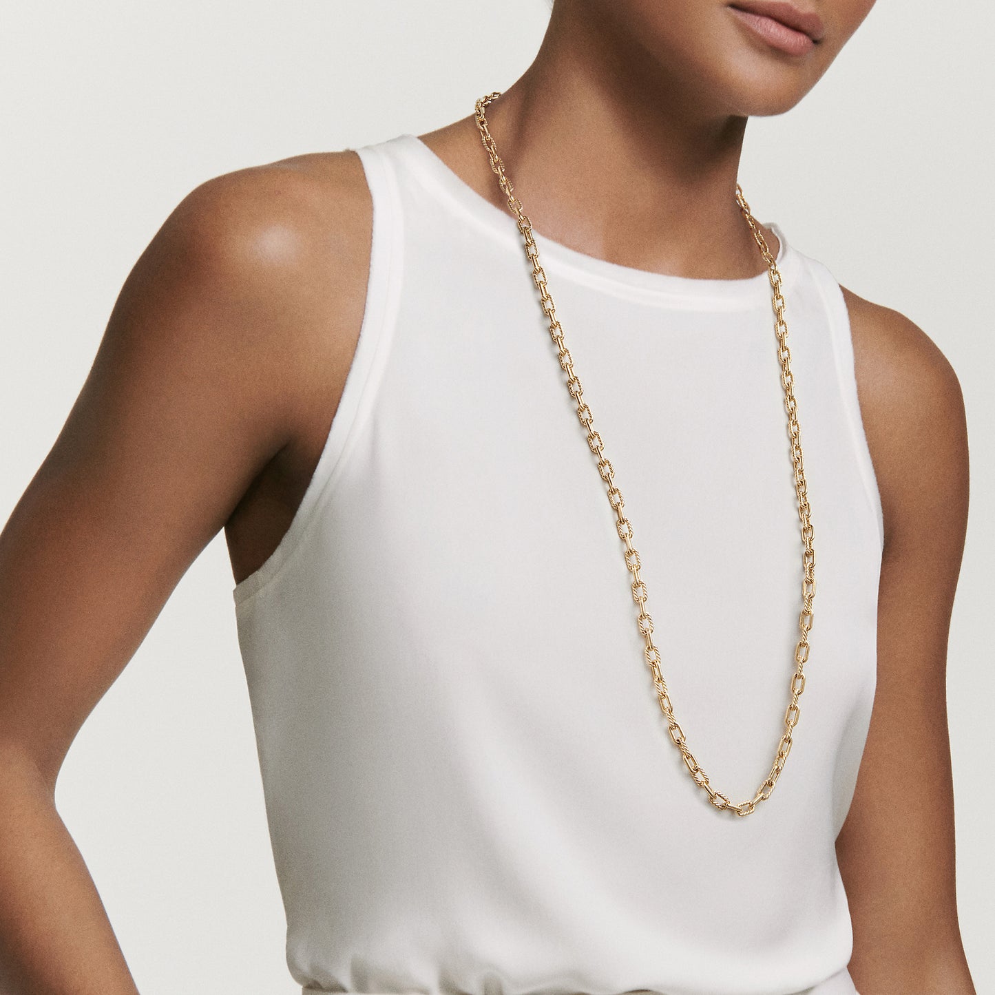 DY Madison Bold Necklace in 18K Gold, 6mm
