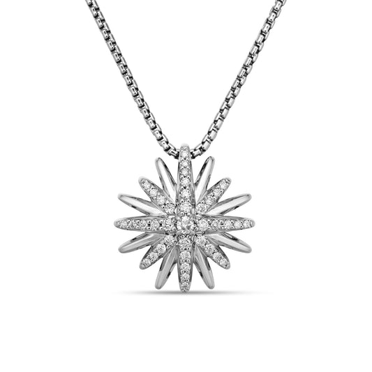 Starburst Pendant with Diamonds