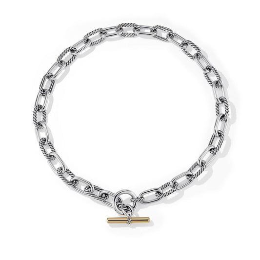 DY Madison® Toggle Chain Necklace with 18K Yellow Gold