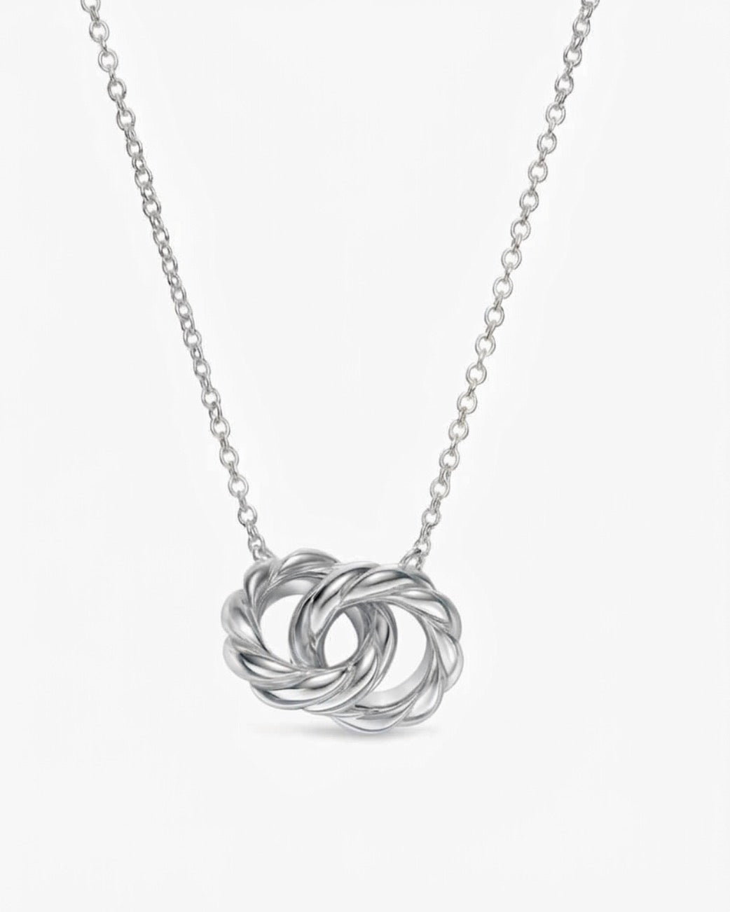 Sculpted Cable Chain Necklace in 18K Yellow Gold, 9mm