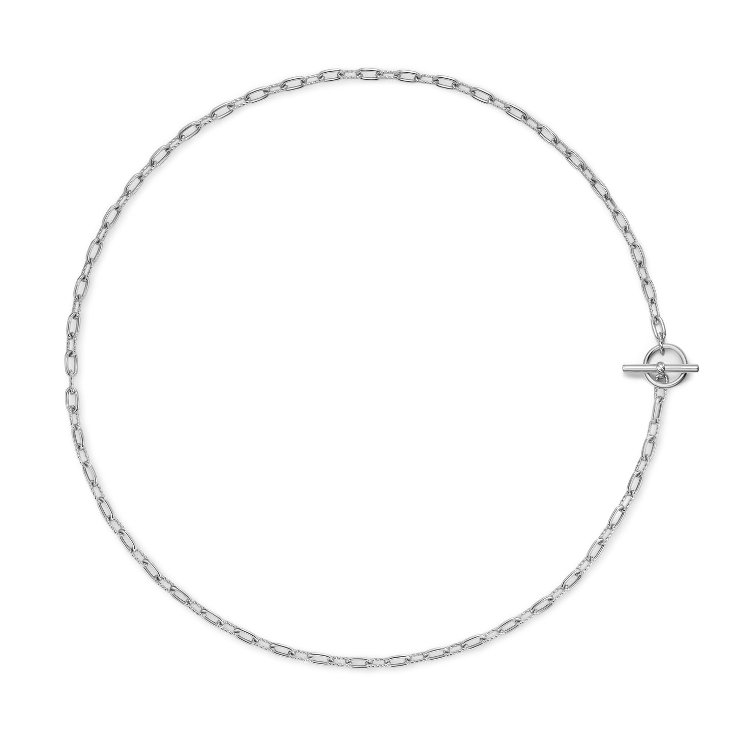 DY Madison® Toggle Chain Necklace in Sterling Silver, 3mm