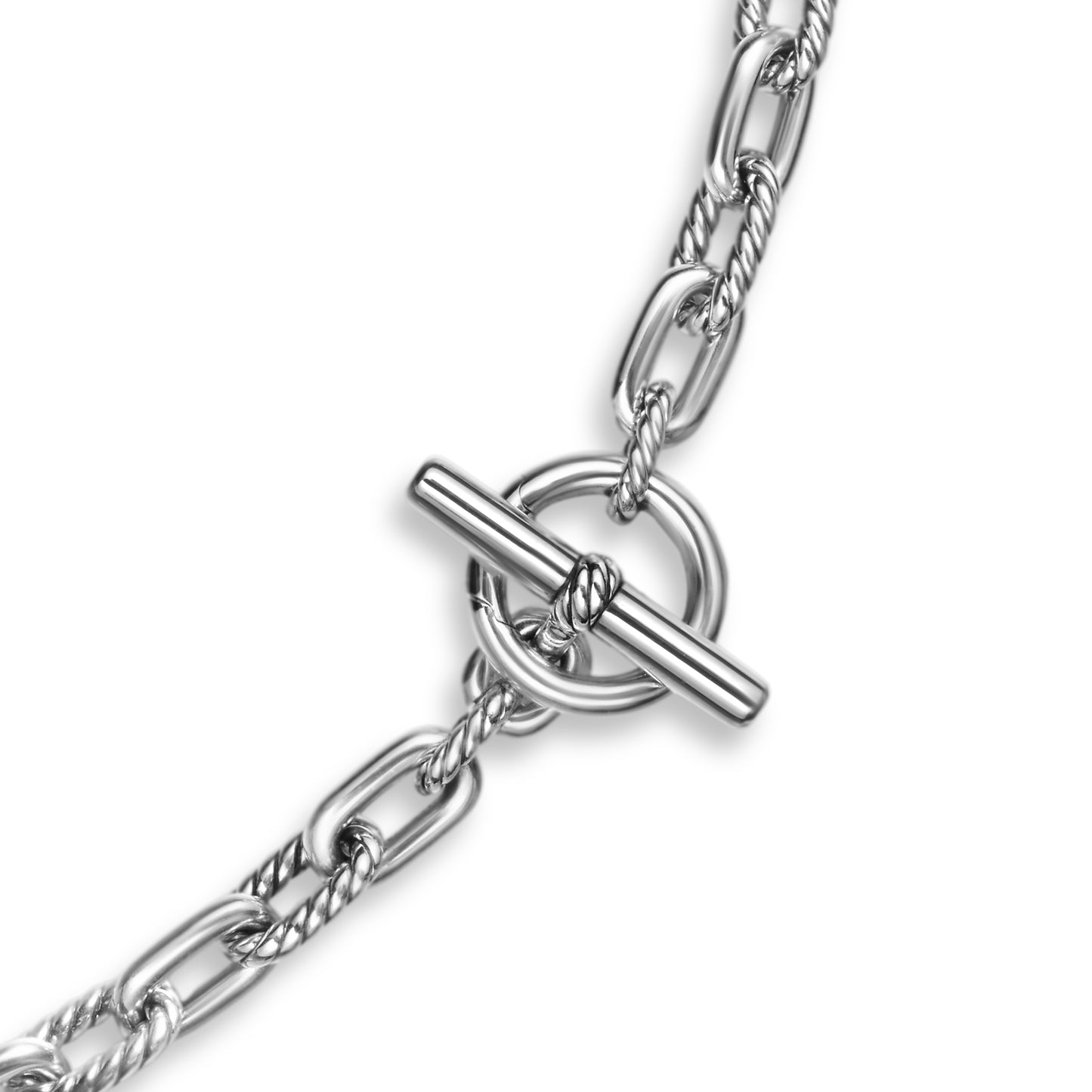 DY Madison® Toggle Chain Necklace in Sterling Silver