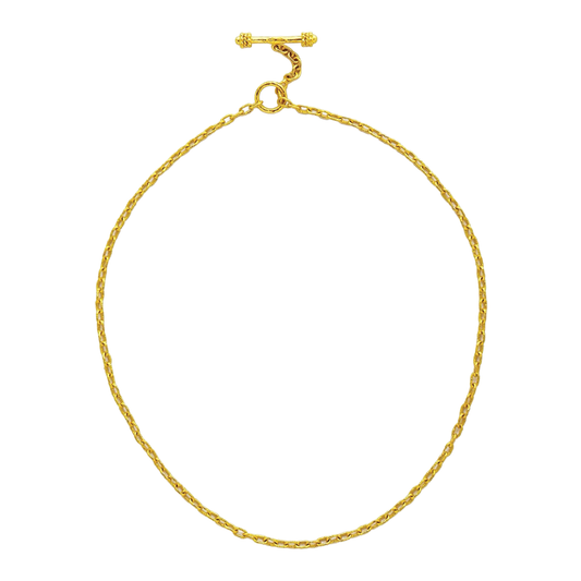 Very Fine Gold Chain Necklace - 17"