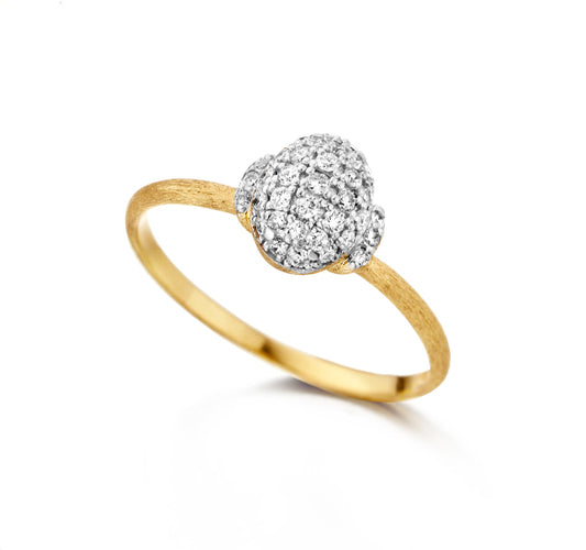 Dancing In The Rain Ring with Diamonds