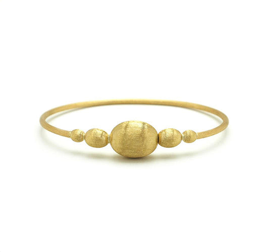 Dancing In The Rain Gold Bangle