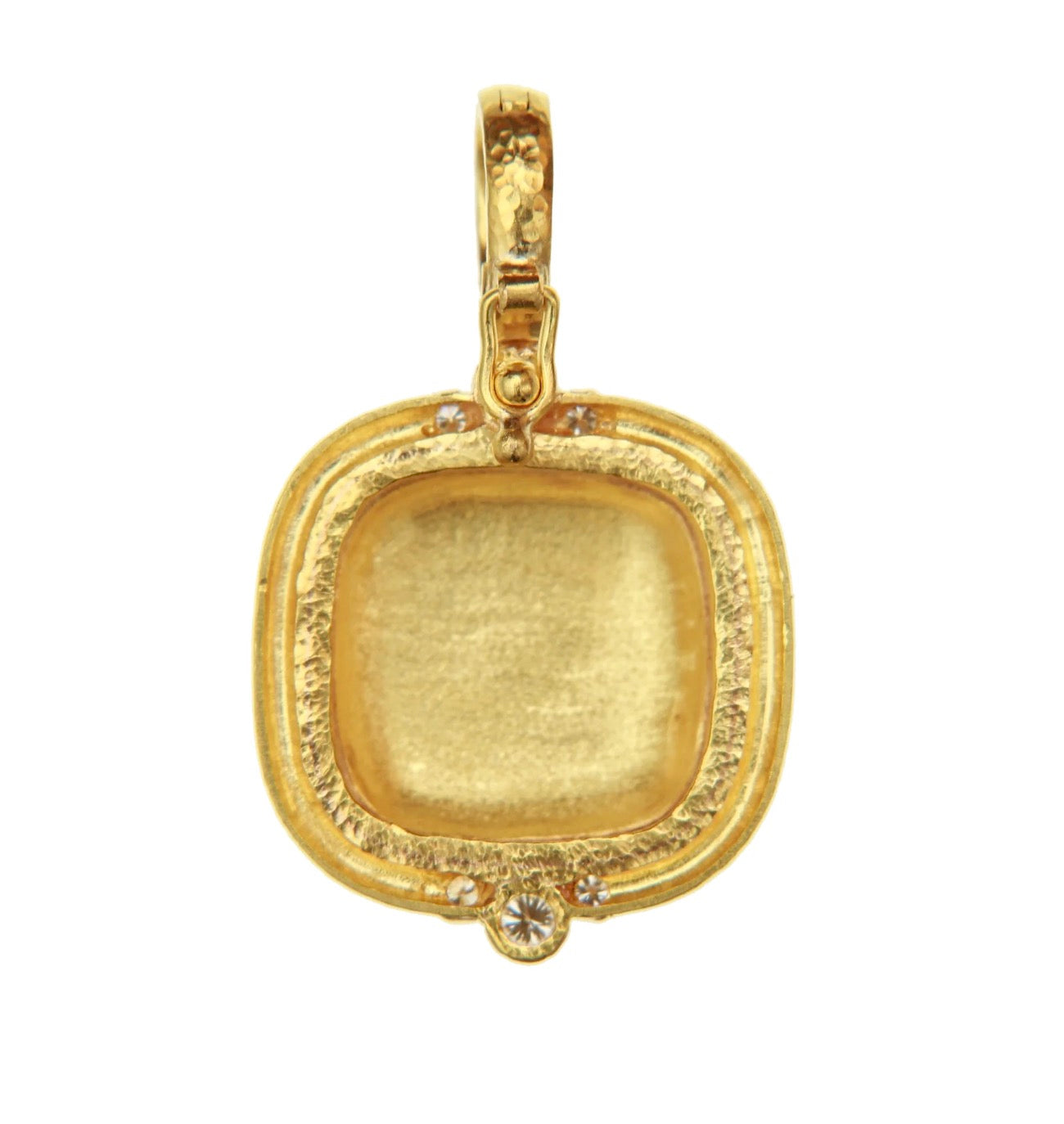 Gold Queen Bee and Diamond Pendant