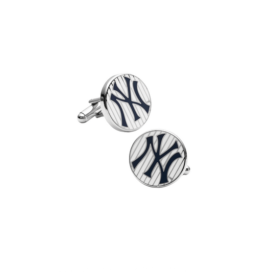 NY Yankees Pinstripe Cufflinks