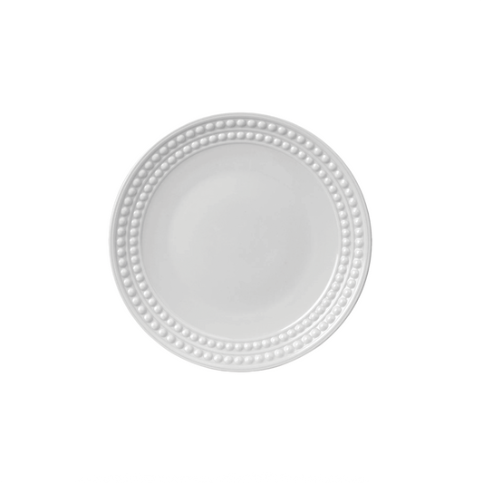 L'Objet Perlée White Dessert Plate