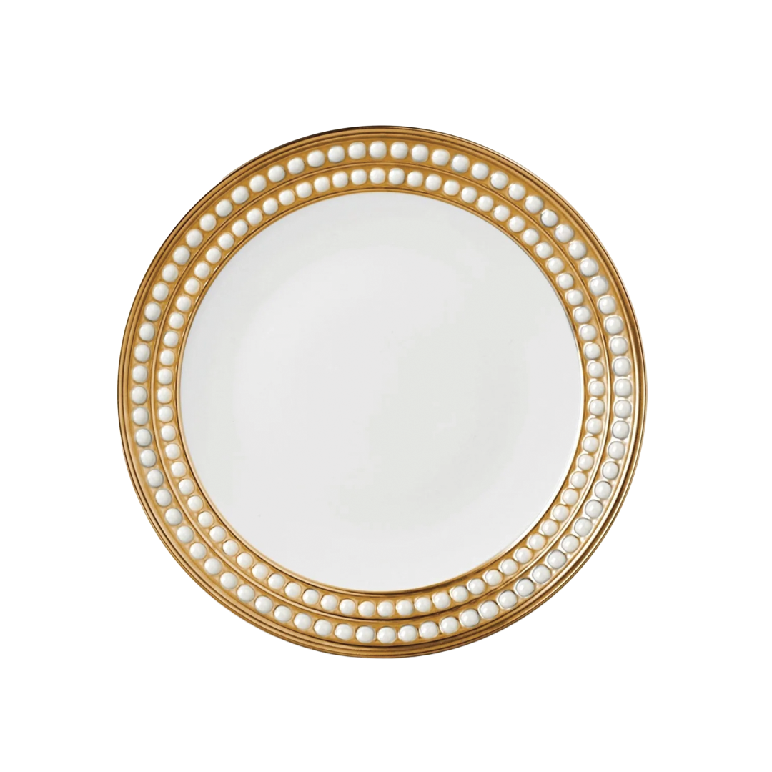 L'Objet Perlée Gold Dessert Plate