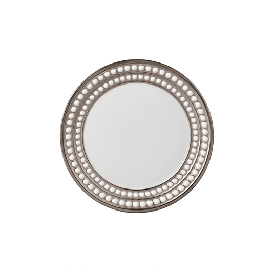 L'Objet Perlée Platinum Bread & Butter Plate