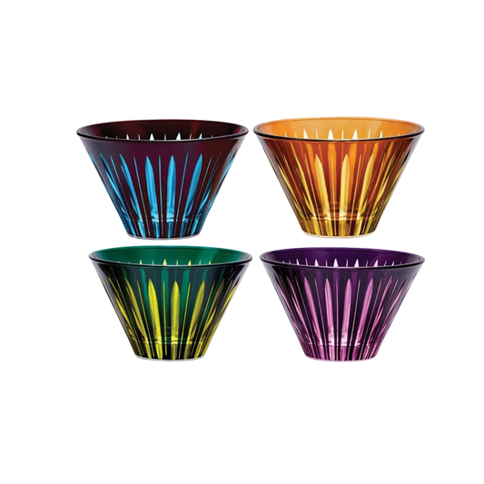 L'Objet Assorted Color Prism Condiment Bowl Set