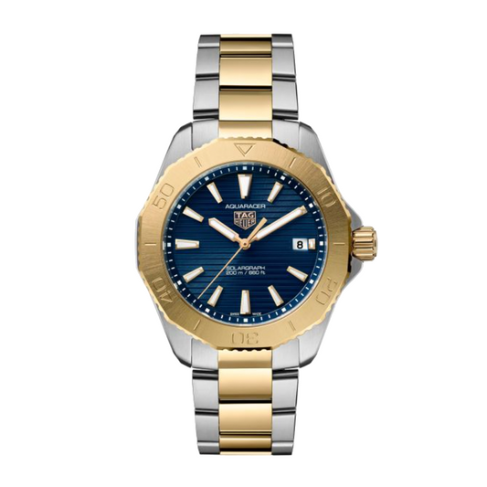'Aquaracer' Professional 200 Solargraph Watch with Blue Dial