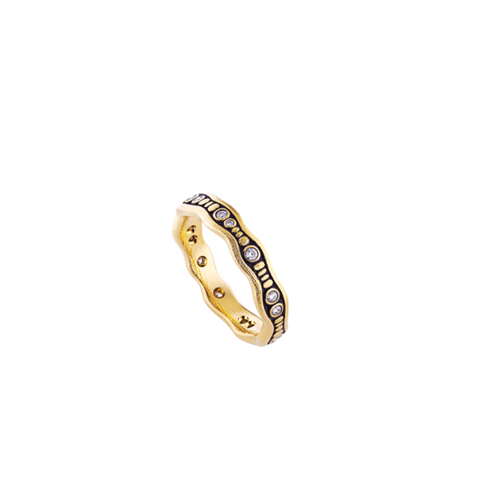 Sparkling Stream Diamond Band