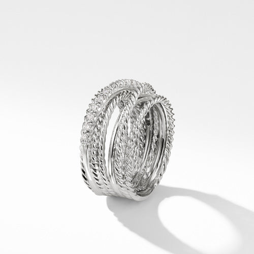 The Crossover Collection® Wide Ring with Diamonds