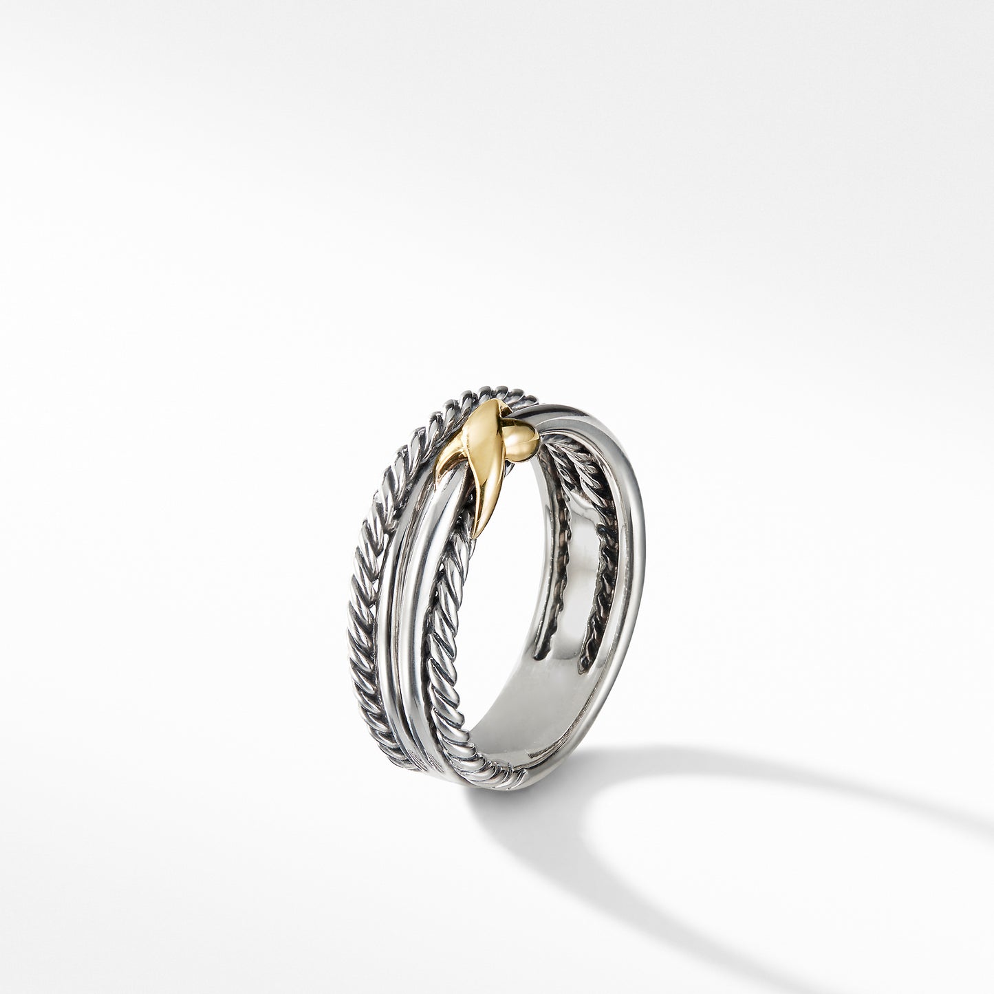 X Crossover Band Ring