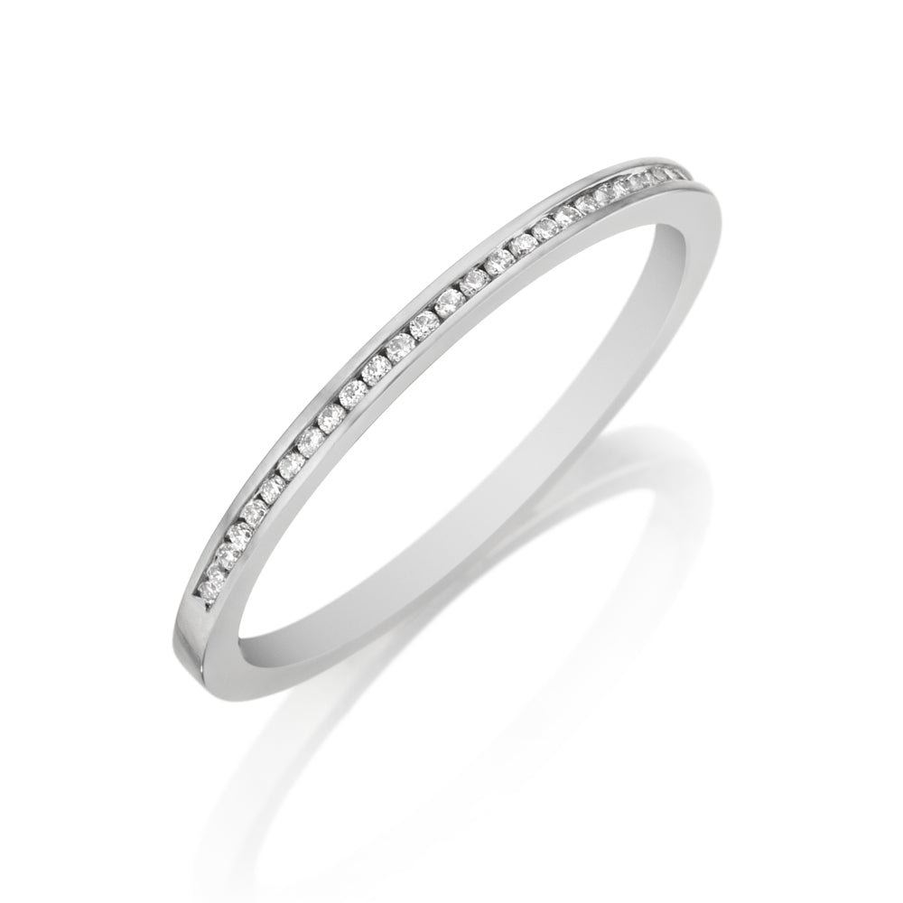 Micro Channel Diamond Band