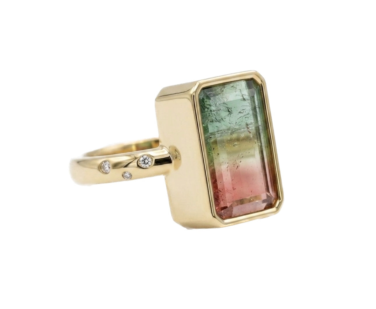 Quinn Watermelon Tourmaline Ring
