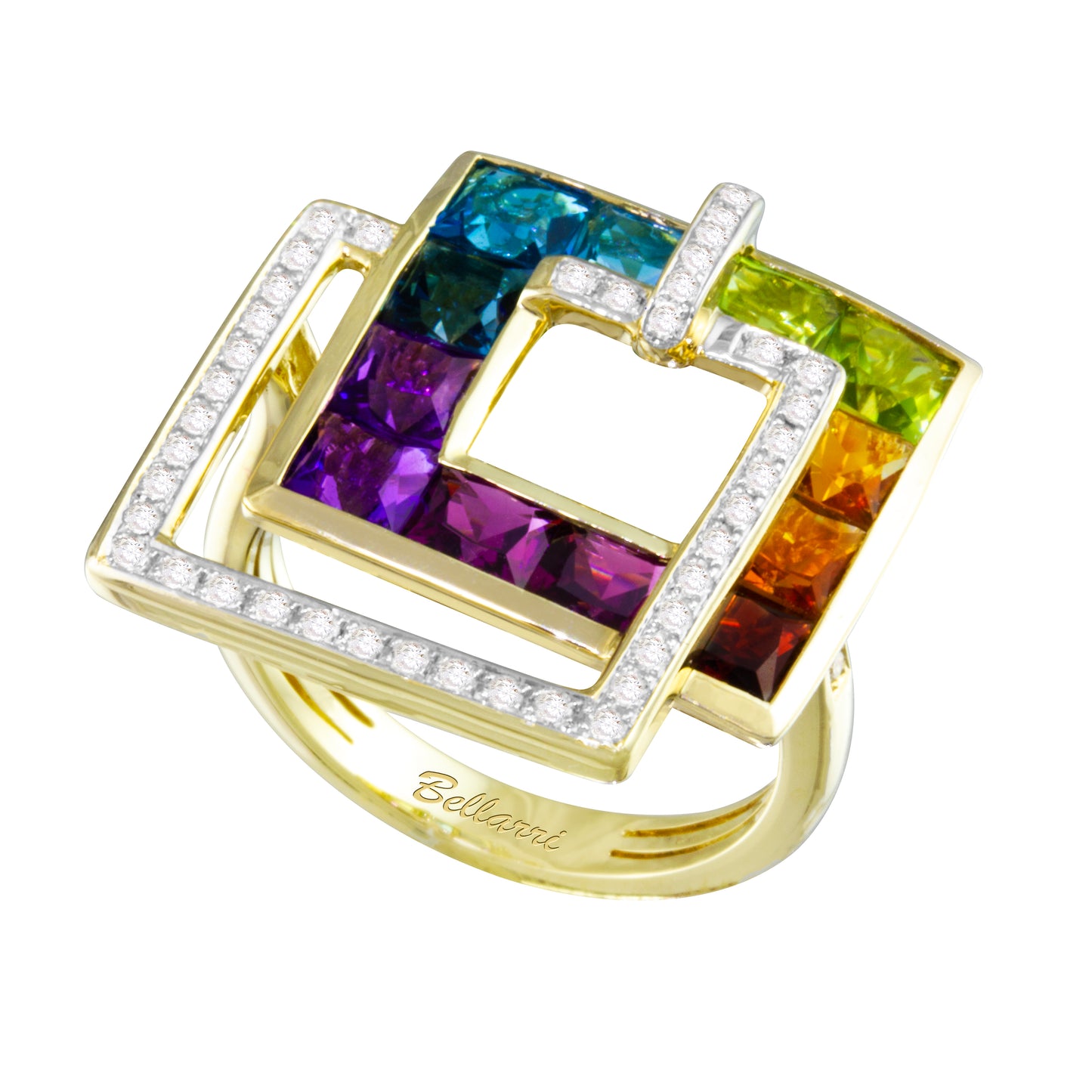 Malibu Nouveau Ring with Mixed Gemstones