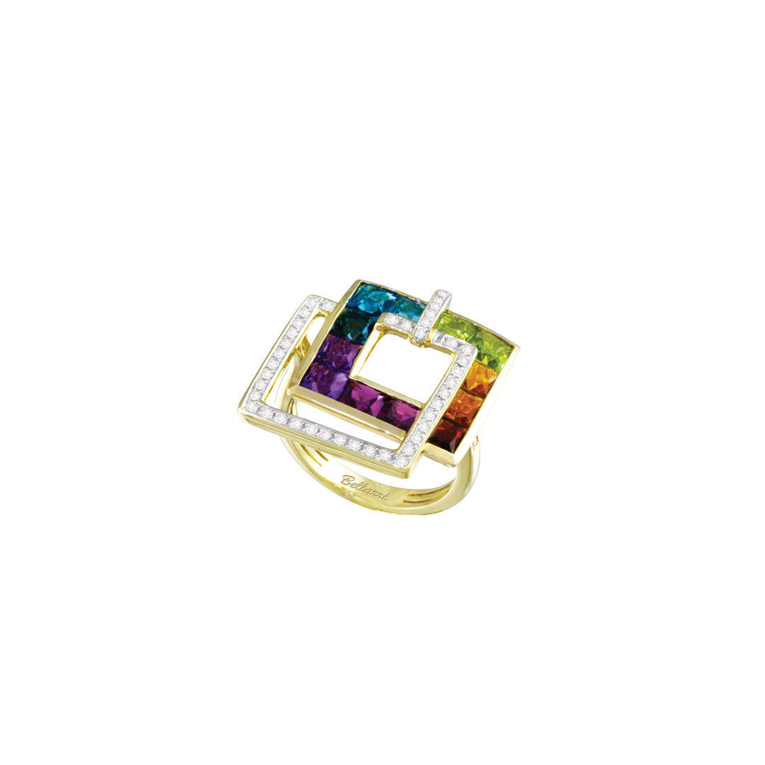 Malibu Nouveau Ring with Mixed Gemstones