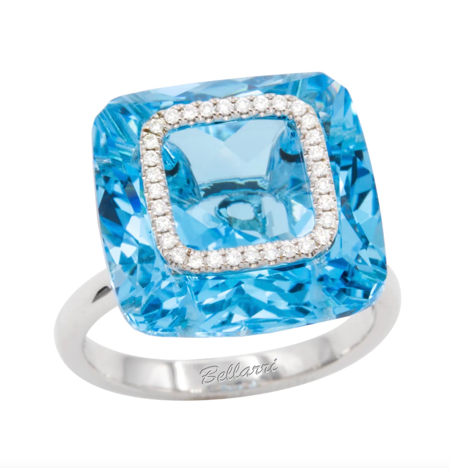 Valentina Ring in Blue Topaz