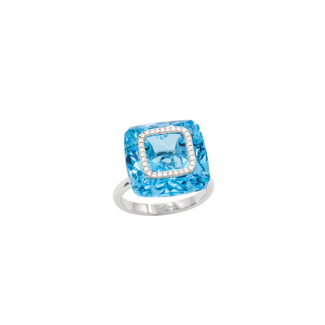 Valentina Ring in Blue Topaz