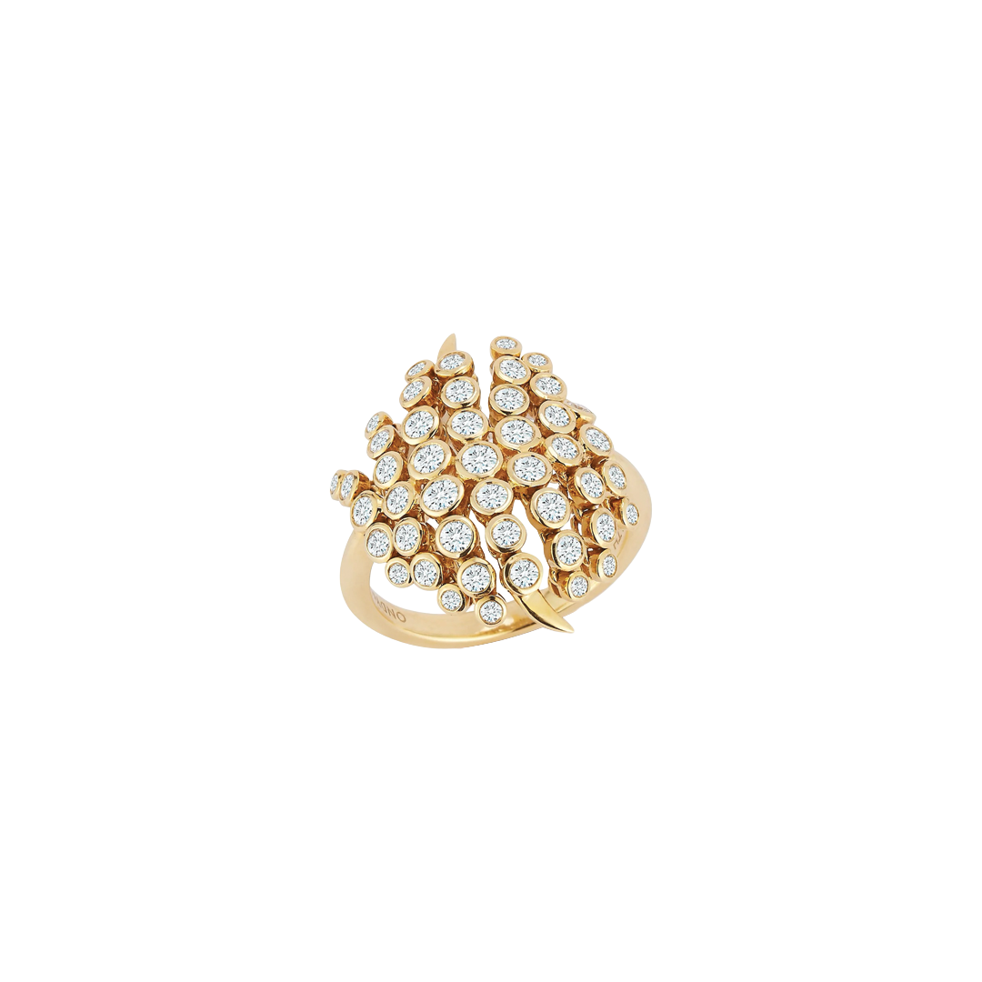 Baby Fringe Multi-Row Diamond Ring