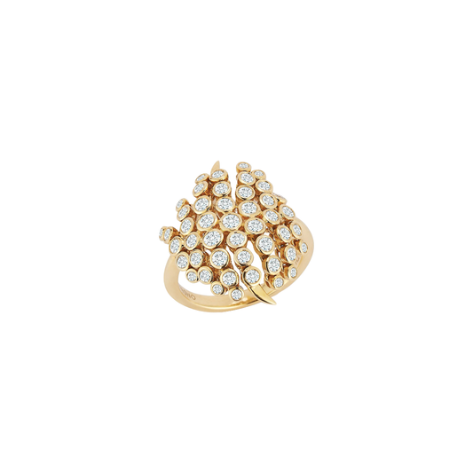 Baby Fringe Multi-Row Diamond Ring