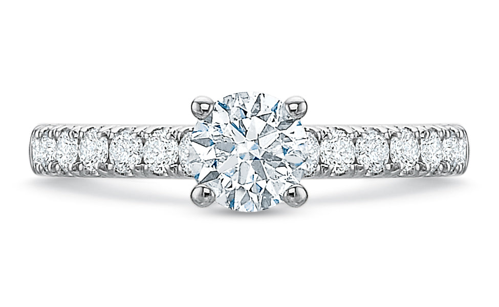 Round Brilliant Engagement Ring 1.25tw