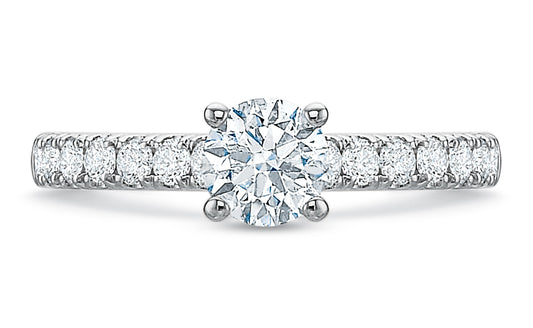 Round Brilliant Engagement Ring 1.25tw