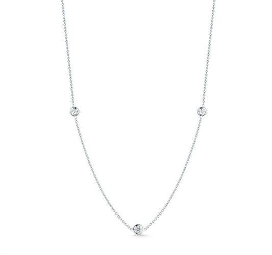 Diamonds by the Inch Three Station Necklace