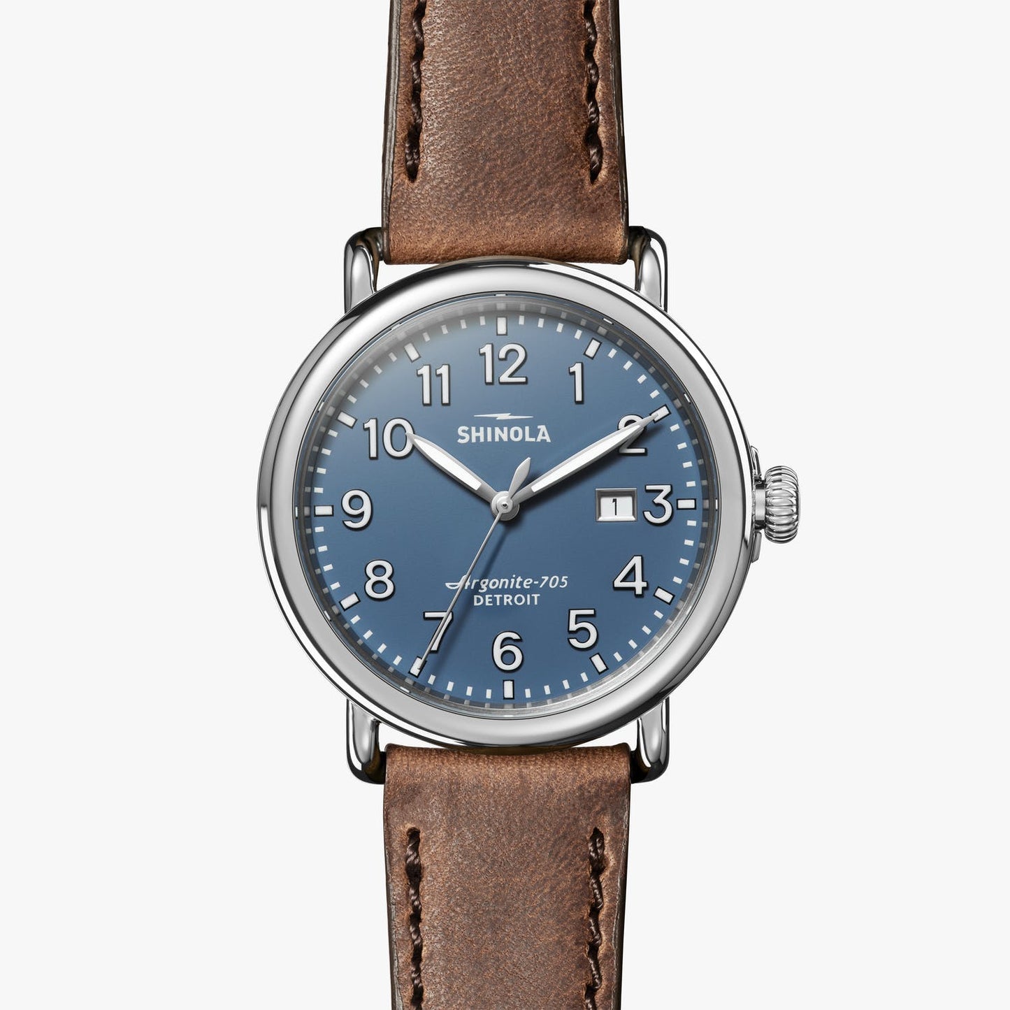 41mm Runwell Date With Blue Dial