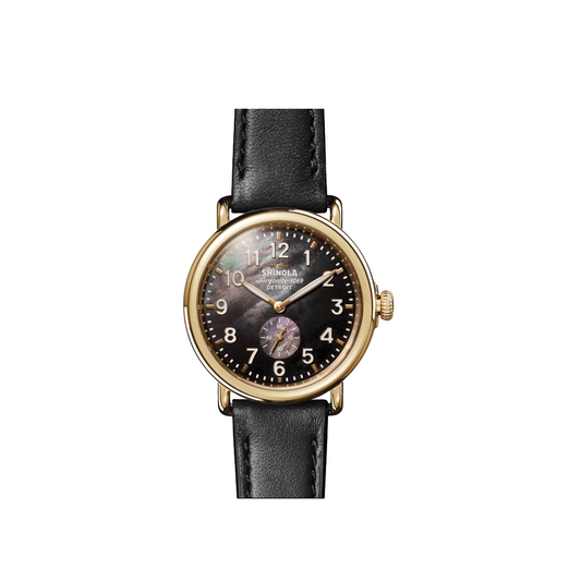 41mm Runwell Watch with Black Mother of Pearl Dial