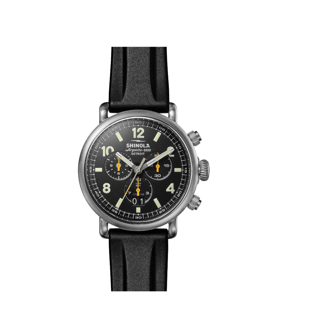 Runwell 42mm Titanium with Black Dial Gift Set