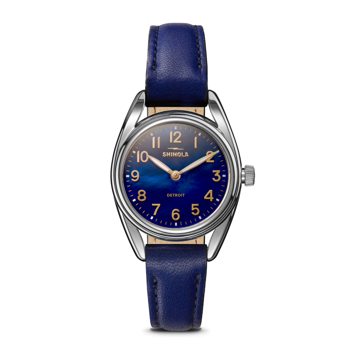 Derby 30.5mm 2-Hand Quartz Watch with Blue MOP Dial