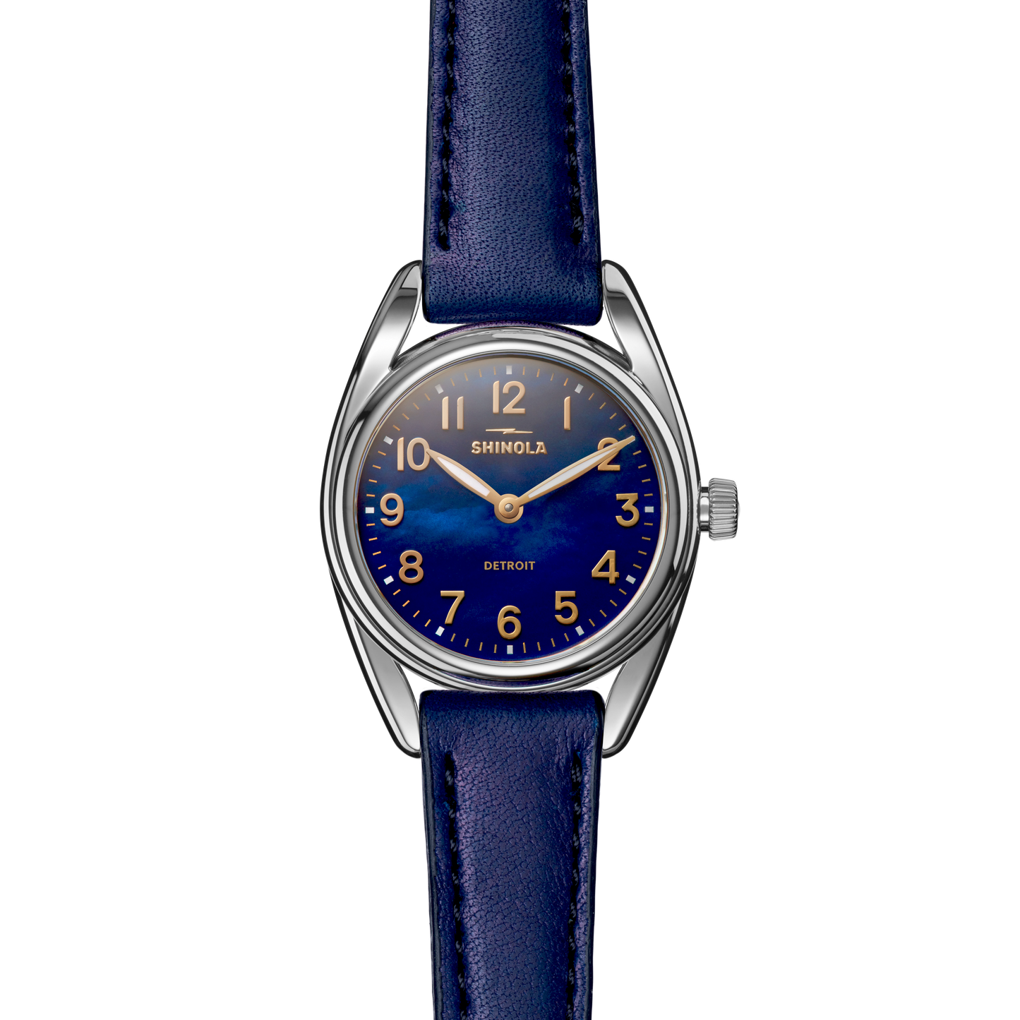 Derby 30.5mm 2-Hand Quartz Watch with Blue MOP Dial