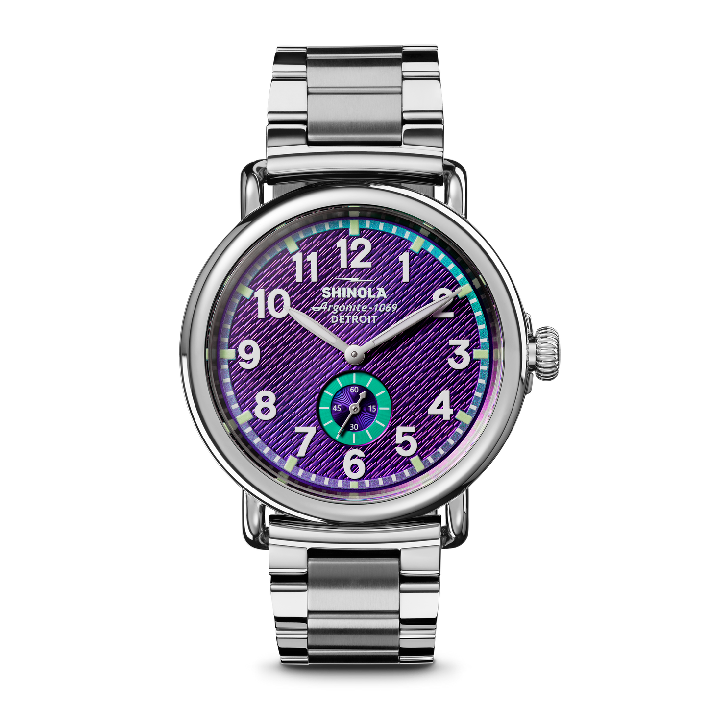 41mm Runwell Subsecond Watch with "Silicon Purple' Dial