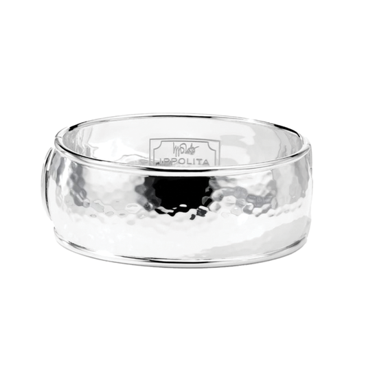 'Classico' Sterling Silver Wide Goddess Bangle
