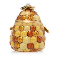 Swarovski Crystal Honey Beehive Box