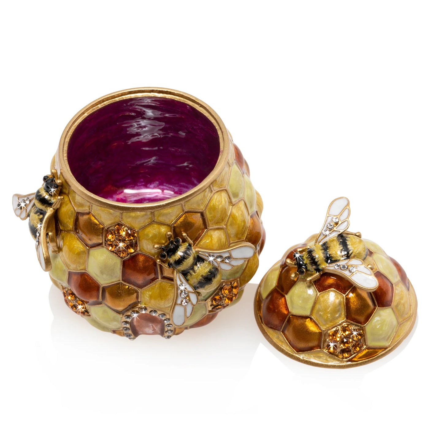 Swarovski Crystal Honey Beehive Box