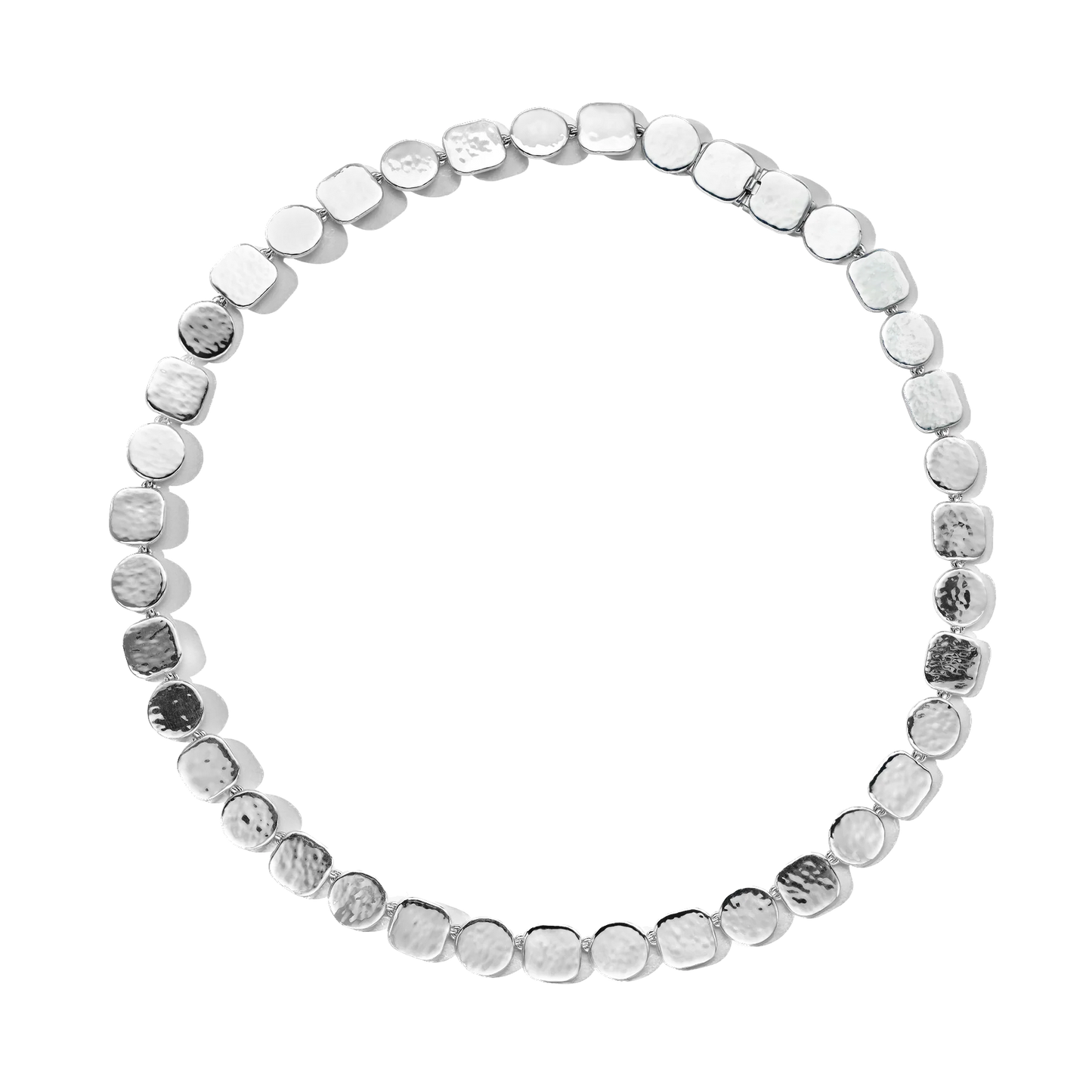 Classico Hammered Surface Flexible Necklace