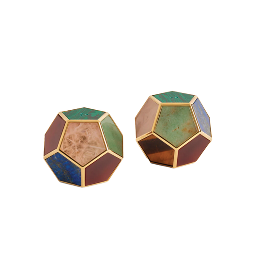 Multistone Pentagon Spice Jewels