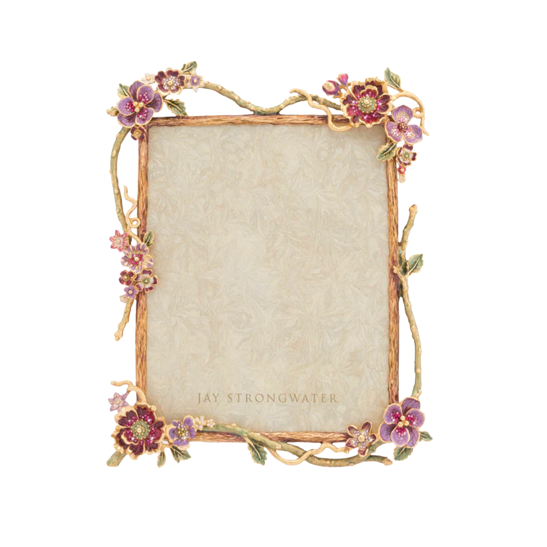 Jay Strongwater 8 X 10 Delilah Floral Branch Frame