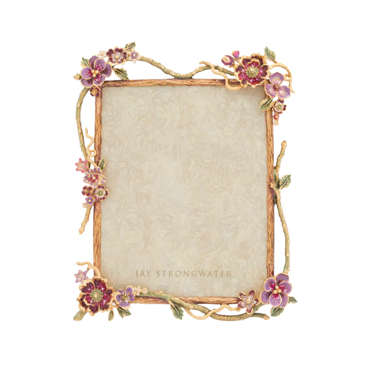 Jay Strongwater 8 X 10 Delilah Floral Branch Frame