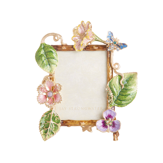 Jay Strongwater 3 X 4 Dutch Floral Frame